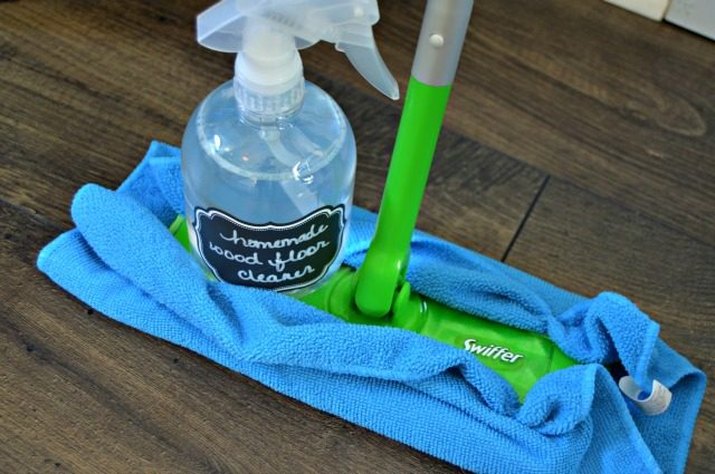 Spray Bottle and Swifter Sweeper