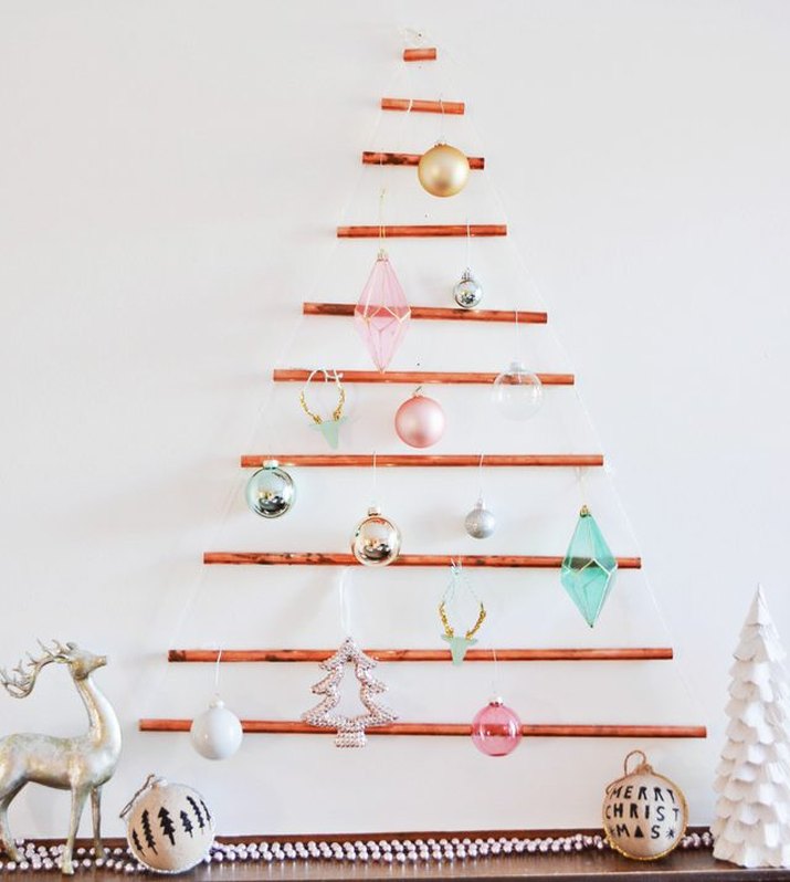 Copper pipe Christmas tree