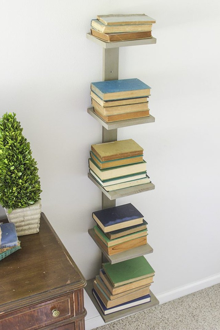 Vertical Book Shelf