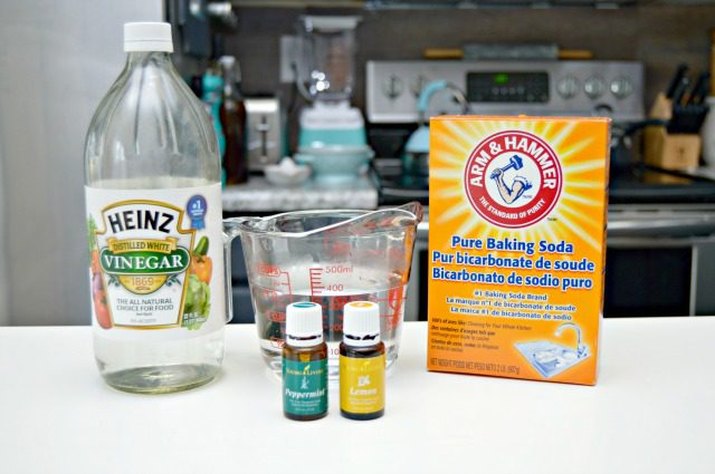ingredients for a homemade floor cleaner