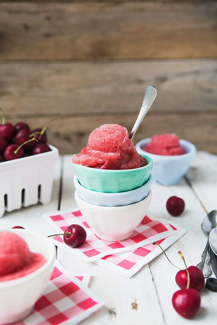 Keep Cool with Homemade Cherry Ice