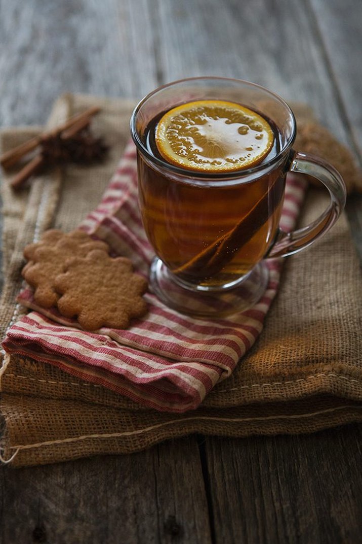Gingerbread hot toddy for cold winter nights