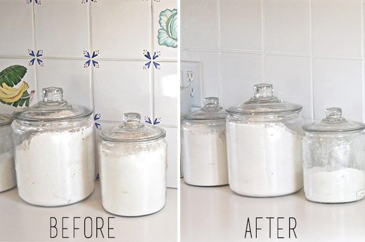 Have an Outdated Backsplash? Paint It.