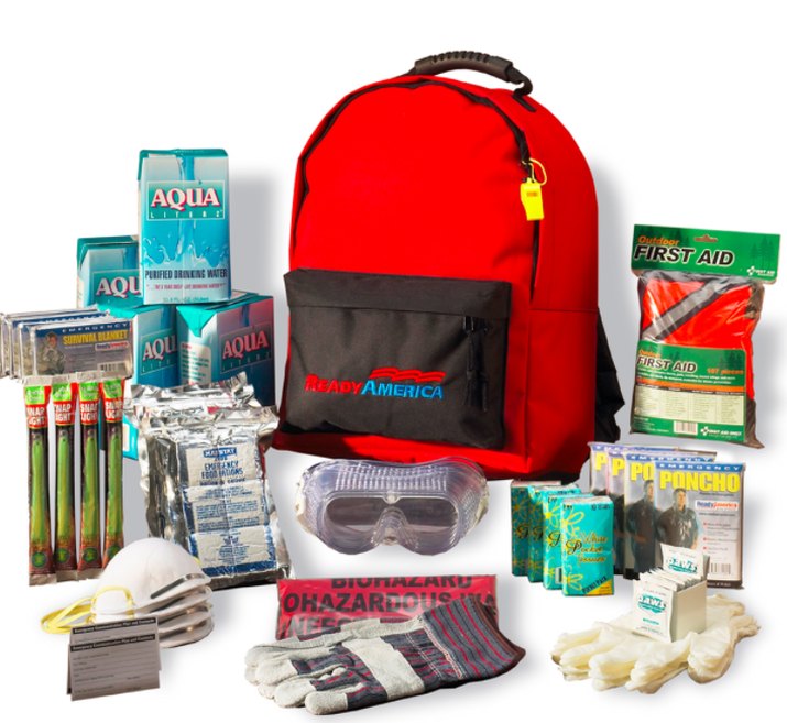 Disaster preparedness kit.
