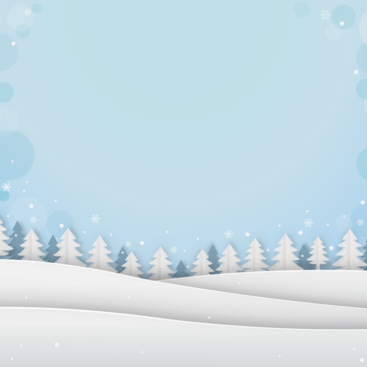 blue and white paper Christmas background