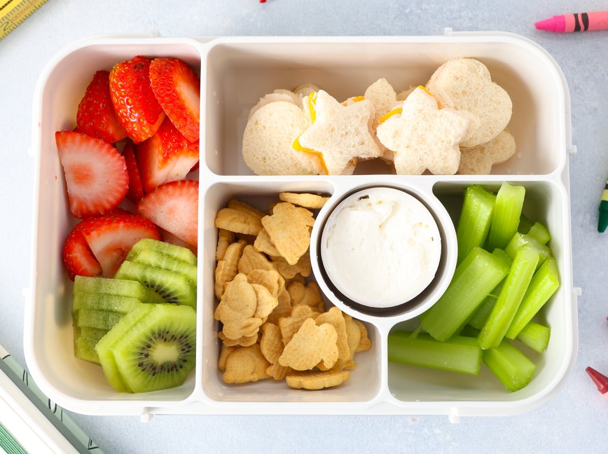 Finger Sandwich Bento Box Lunch Idea