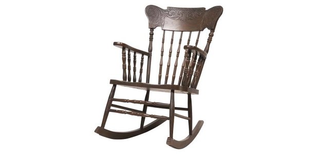 Antique Tufted Cushion Chair